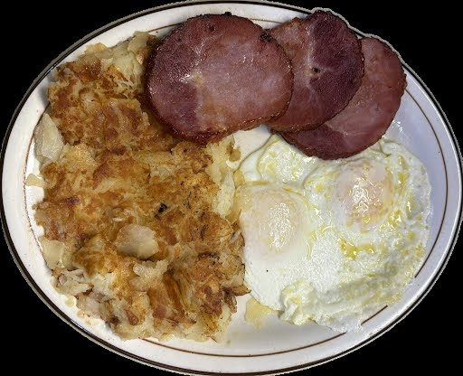 Canadian Bacon Breakfast Romulus House Michigan 734-326-7177