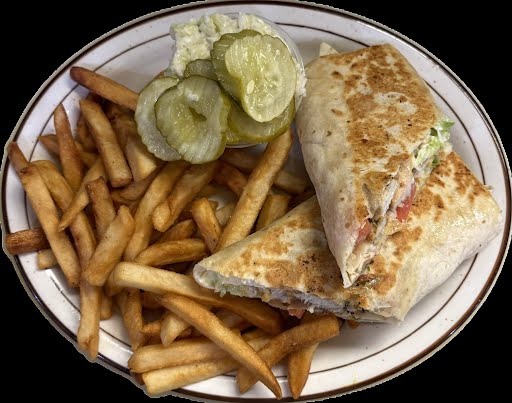 Chicken Wrap Romulus House Michigan 734-326-7177
