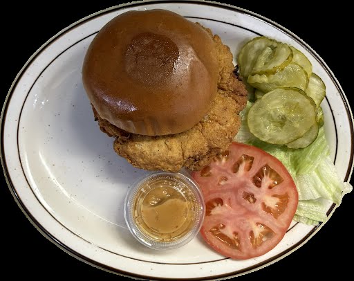 Crispy Chicken Sandwich Romulus House Michigan 734-326-7177