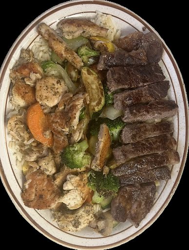 Stake and Chicken Stir Fry Romulus House Michigan 734-326-7177